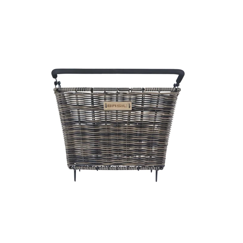 Panier vélo arrière look Rotin Basil Cento amovible