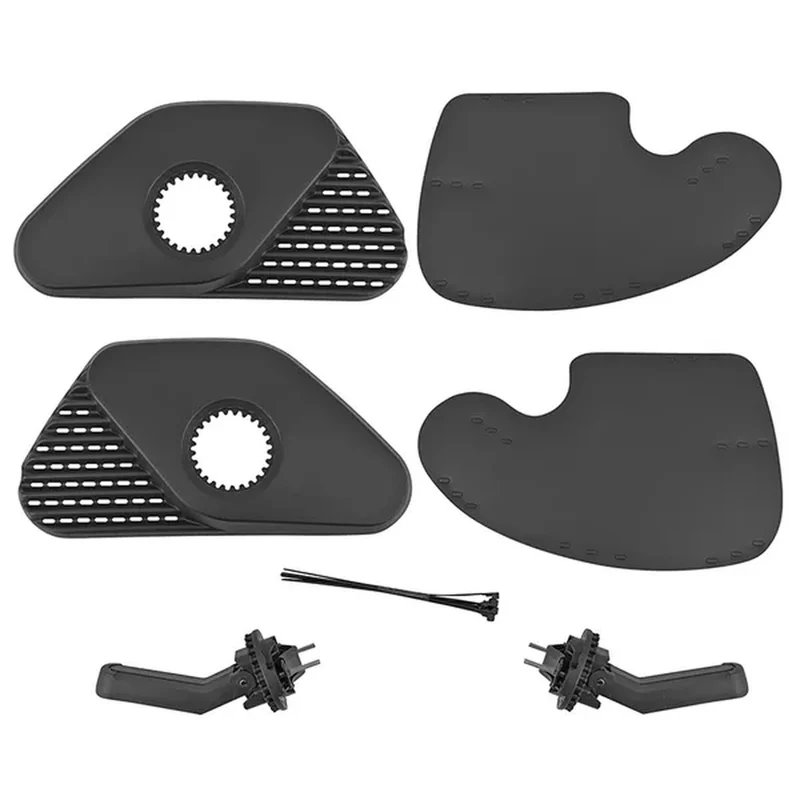 Repose-pieds rétractables Polisport Guppy Junior avec plaques de protections de roue