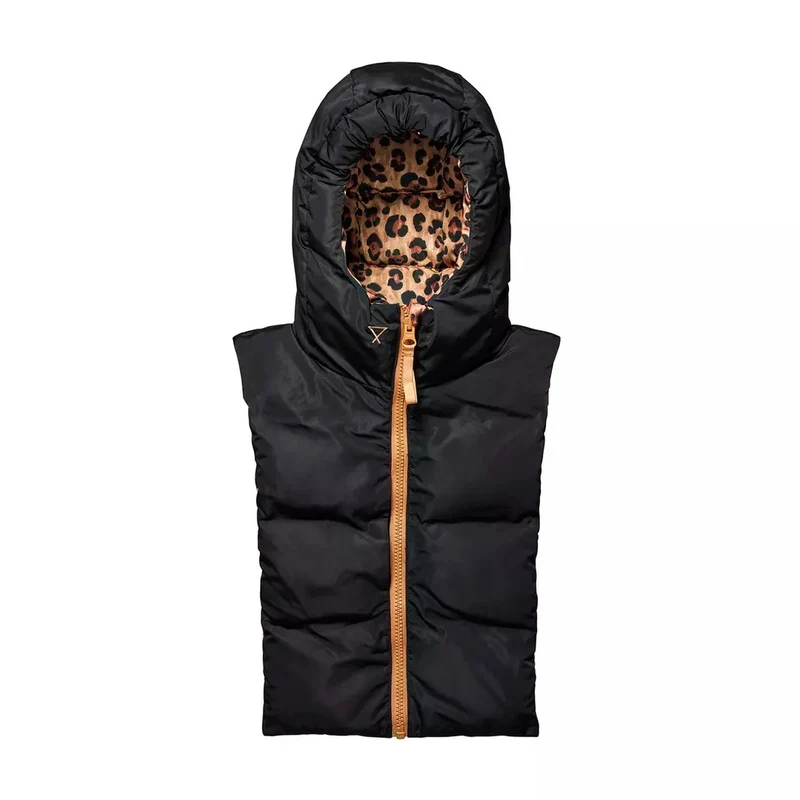 Plastron à capuche en doudoune Fudoon réversible