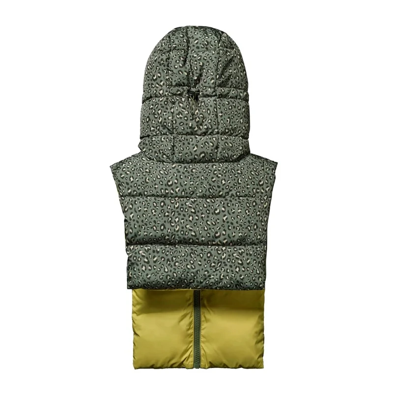 Plastron à capuche en doudoune Fudoon réversible