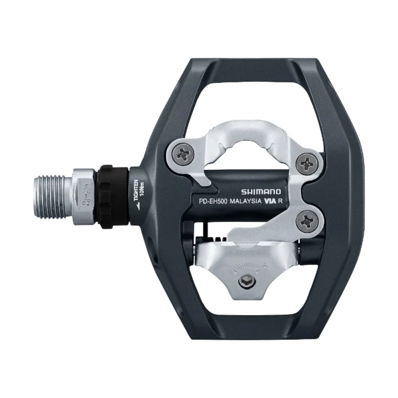 Paire de pédales semi-automatiques Shimano PD-EH500 (Cales SPD SM-SH56 Incluses)