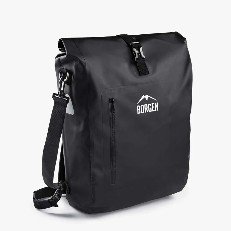 Gepäckträgertasche Fahrrad – Fahrradrucksack schwarz