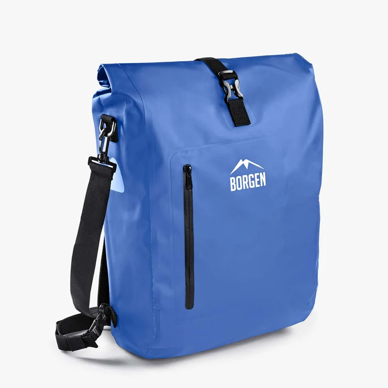 Fahrradtasche Gepäckträger – Fahrradrucksack blau