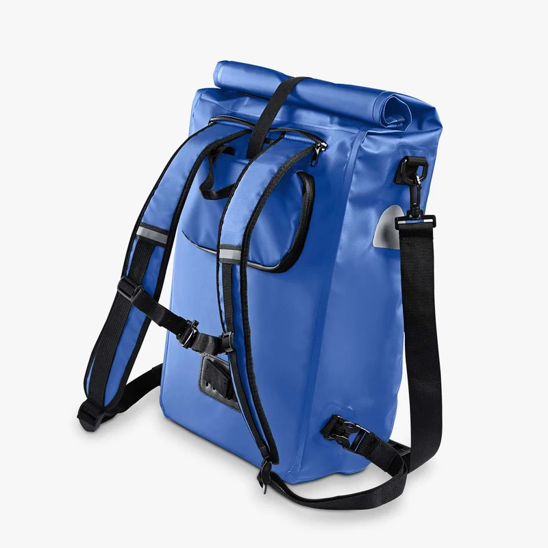 Fahrradtasche Gepäckträger – Fahrradrucksack blau
