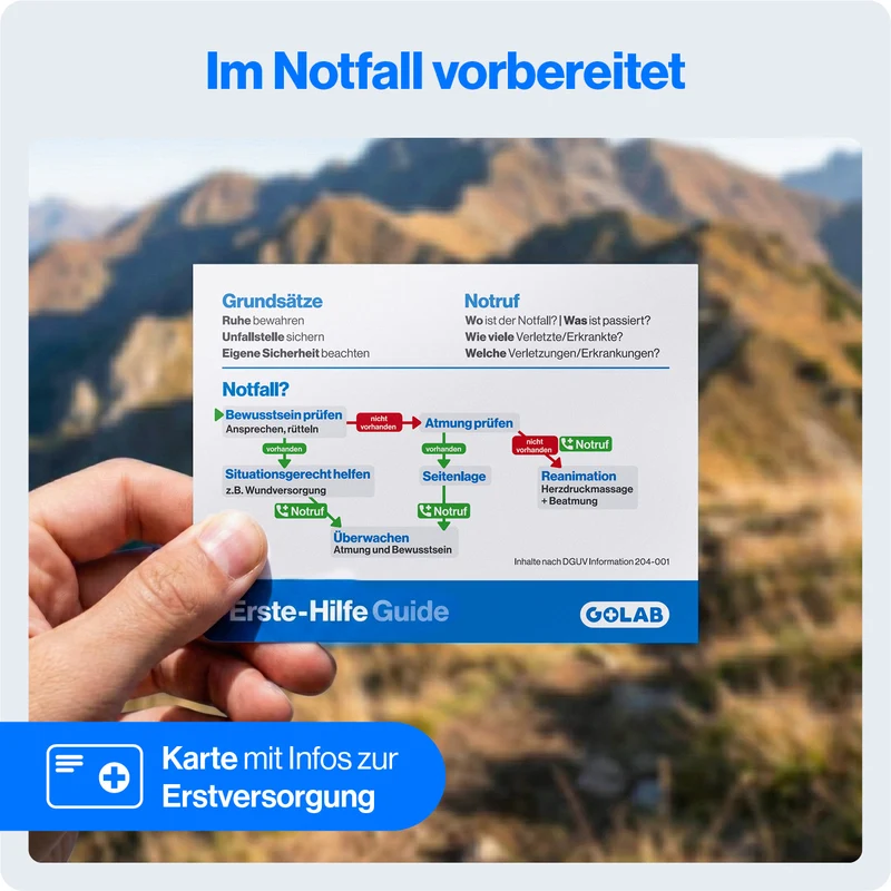 GoLab Erste Hilfe Set Mini mit 46 Teilen