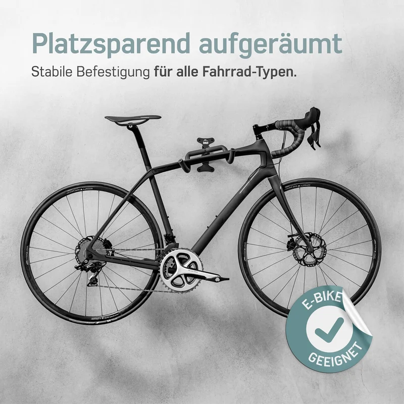 Fahrradhalterung Wand – Wandhalterung für Rahmen (Klappbar)