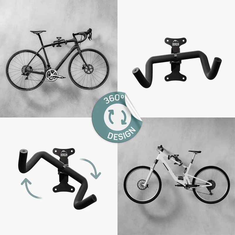 Fahrradhalterung Wand – Wandhalterung für Rahmen (Klappbar)