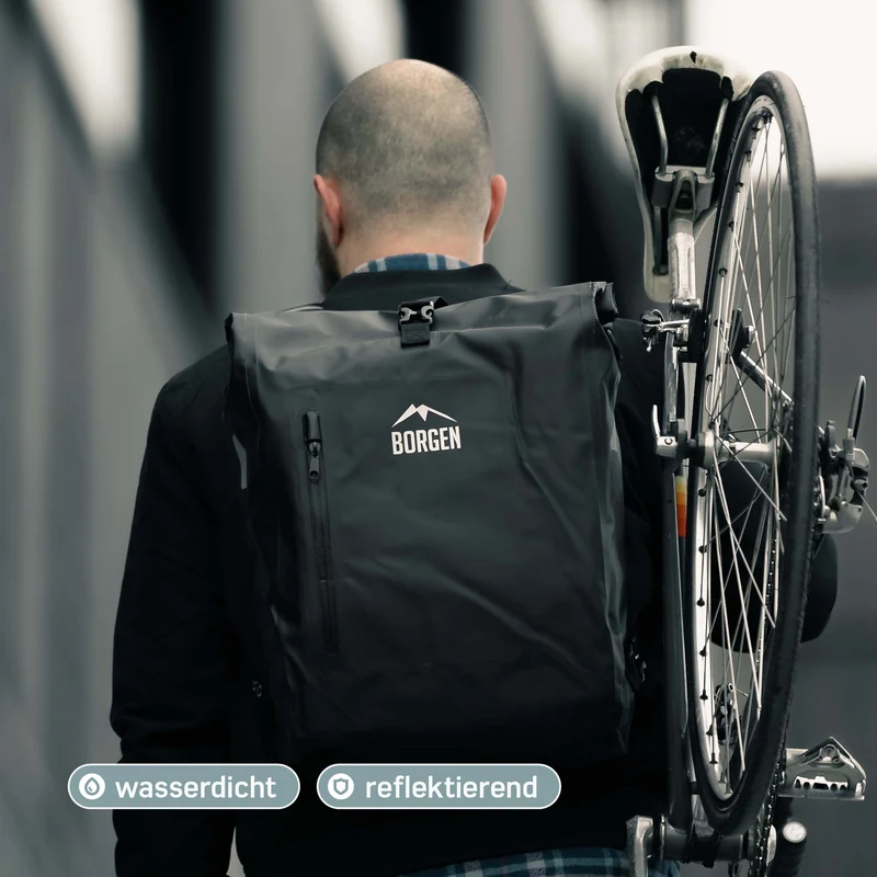 Borgen Fahrradtasche für Gepäckträger I 25 L