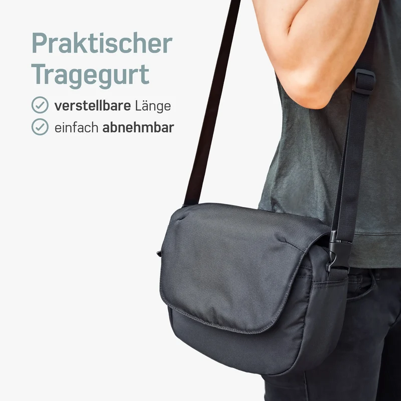 Borgen Lenkertasche mit KLICKFix Adapter – Lenkertasche für das Fahrrad | 5L