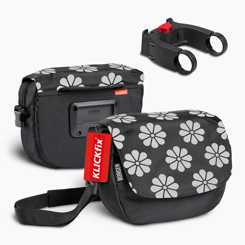 Borgen Lenkertasche mit KLICKFix Adapter – Lenkertasche für das Fahrrad | 5L