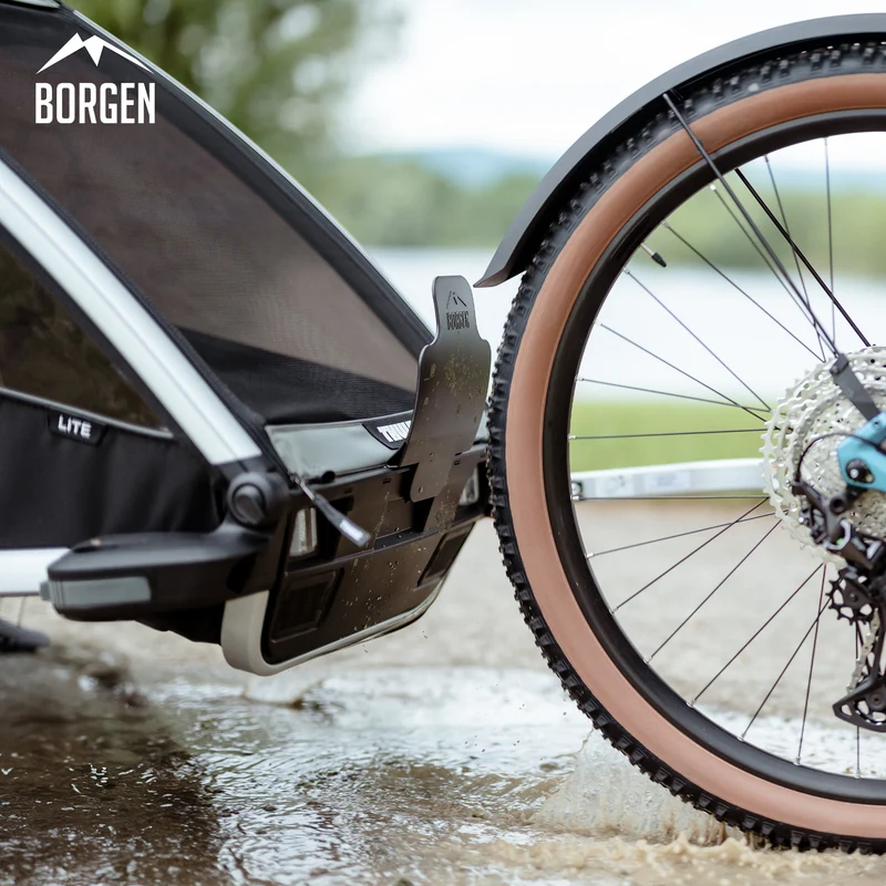 Borgen Spritzschutz für Thule Chariot Fahrradanhänger