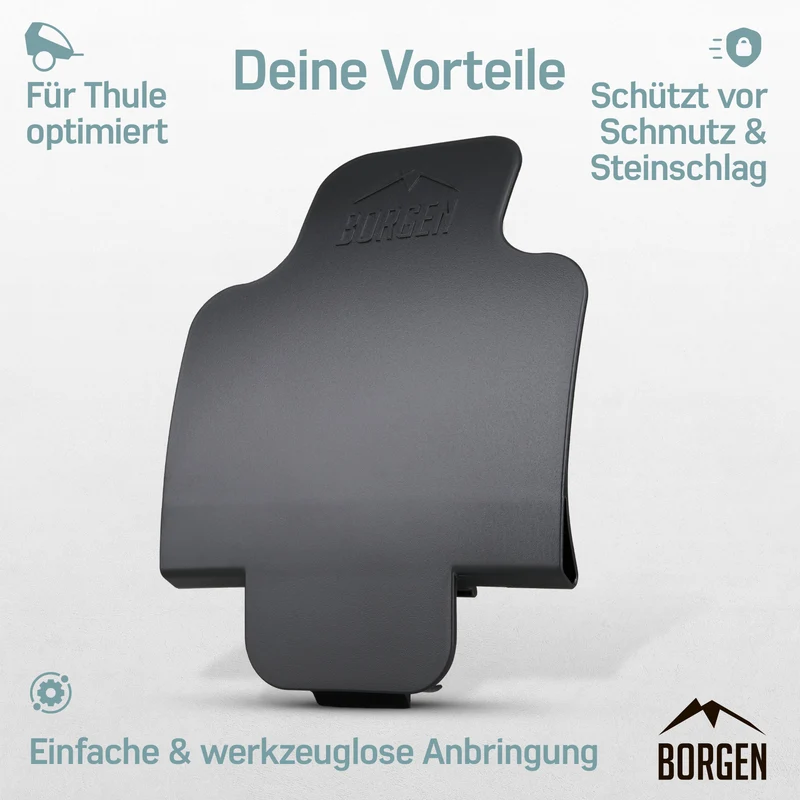 Borgen Spritzschutz für Thule Chariot Fahrradanhänger