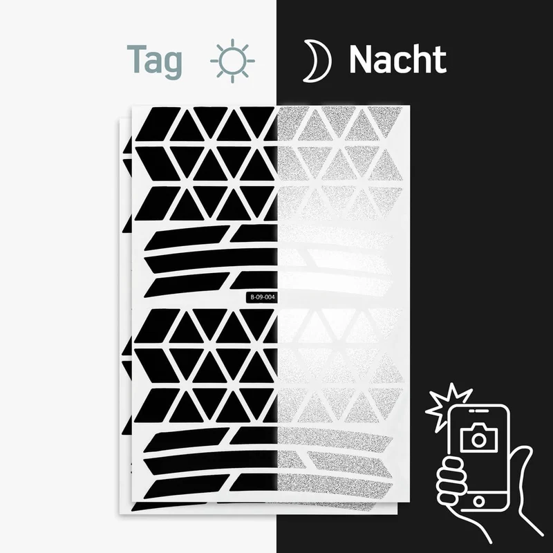 Fahrradaufkleber – Fahrradsticker | Fahrrad Aufkleber Rahmen | reflektierender Aufkleber