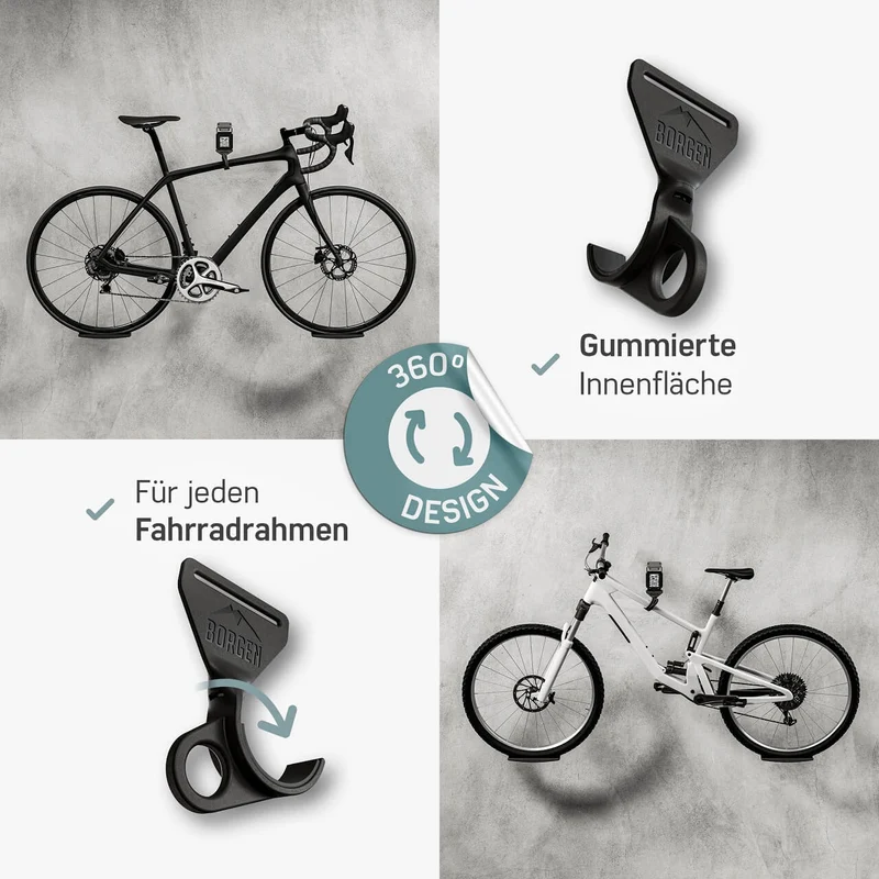 Fahrradaufhänger Wand – Rennrad Wandhalterung