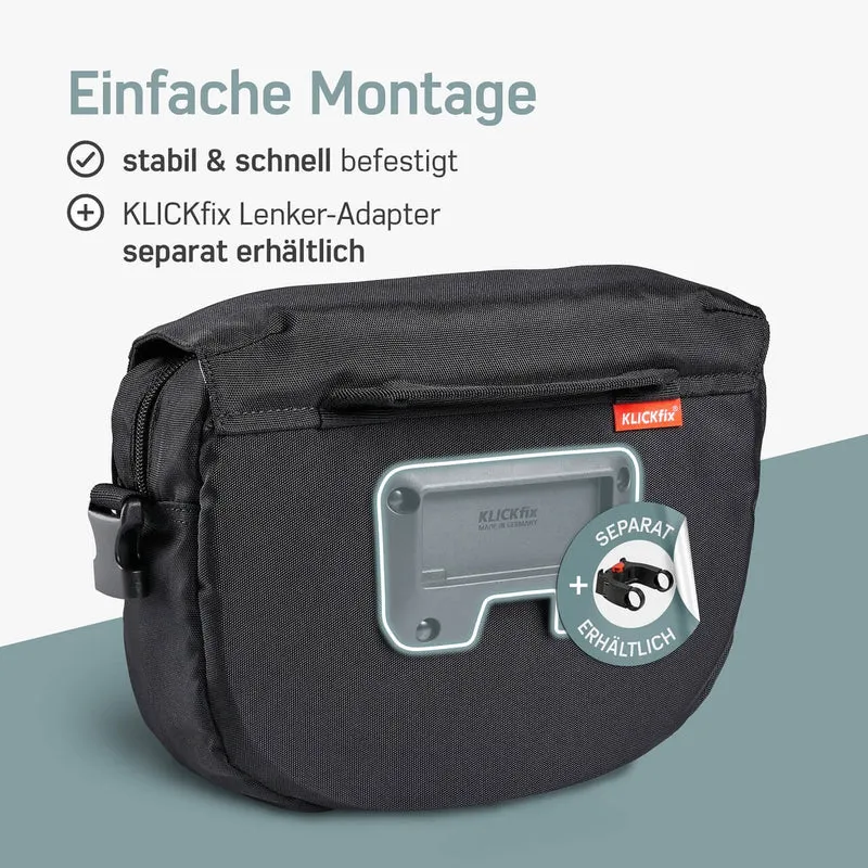 Borgen Lenkertasche mit KLICKFix System – Lenkertasche für das Fahrrad