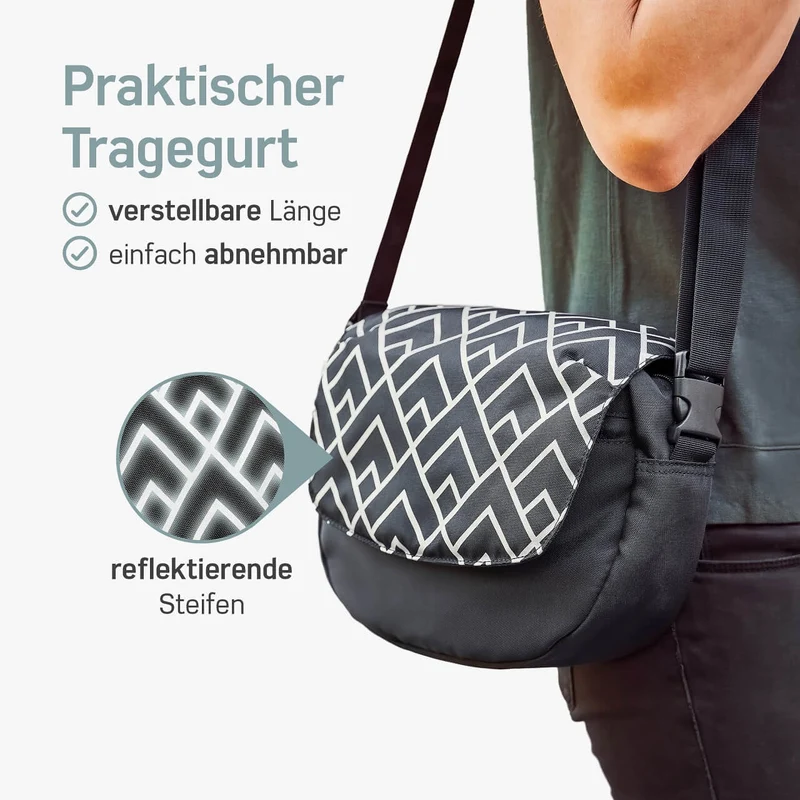 Borgen Lenkertasche mit KLICKfix System – Lenkertasche für das Fahrrad