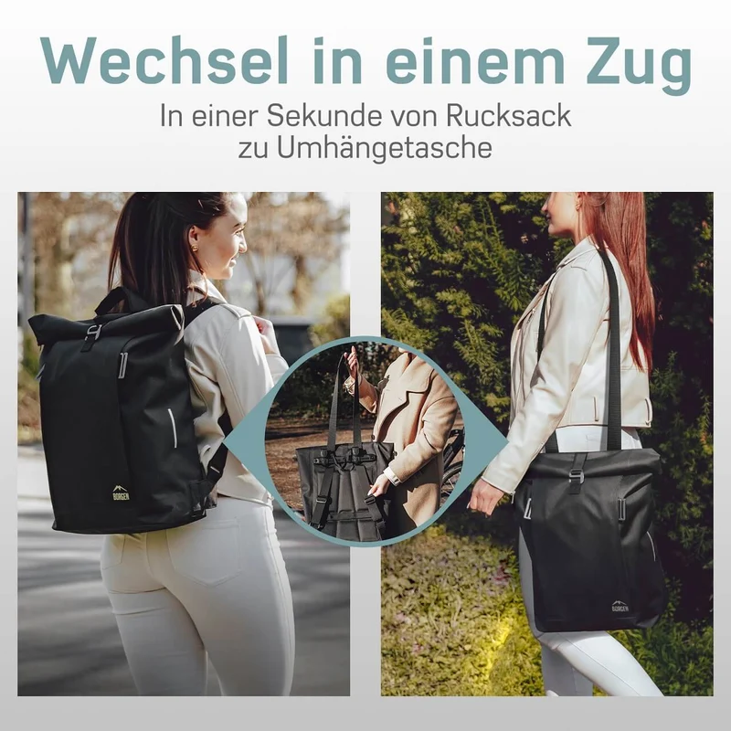 Fahrradtasche Rucksack – Fahrradrucksack Gepäckträger