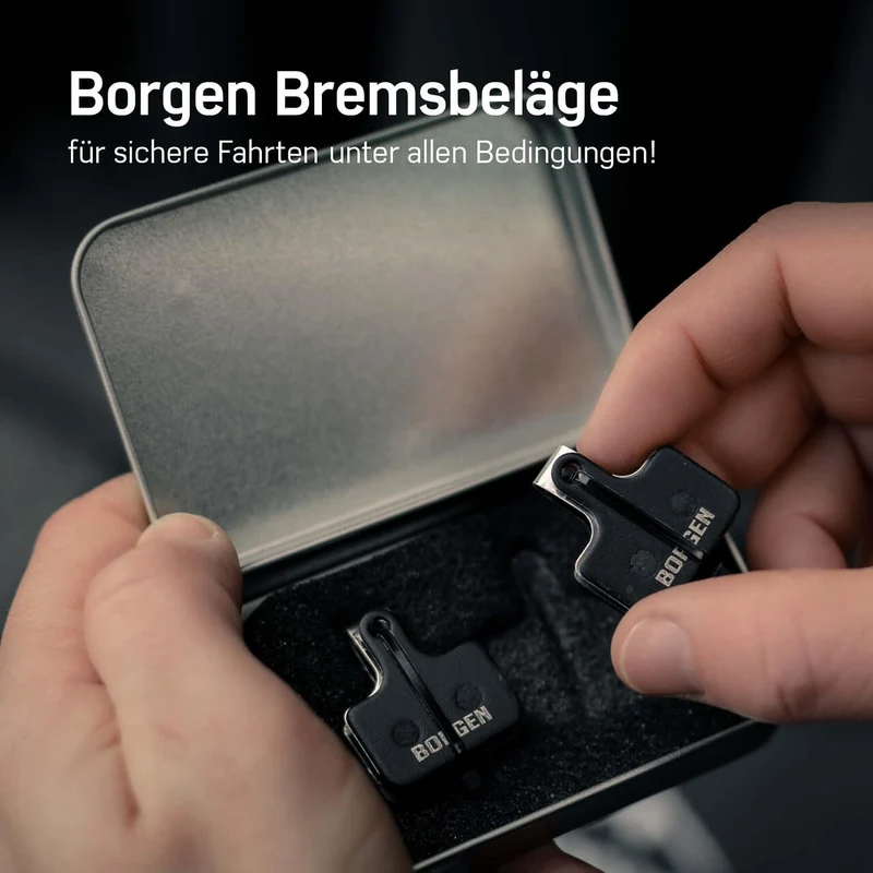 Bremsbeläge (Resin) für Shimano K03S - Ultegra, Dura Ace, BR-RS, XTR, GRX – für Fahrrad Scheibenbremsen | BORGEN