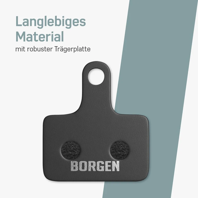 Bremsbeläge (Resin) für Shimano K03S - Ultegra, Dura Ace, BR-RS, XTR, GRX – für Fahrrad Scheibenbremsen | BORGEN