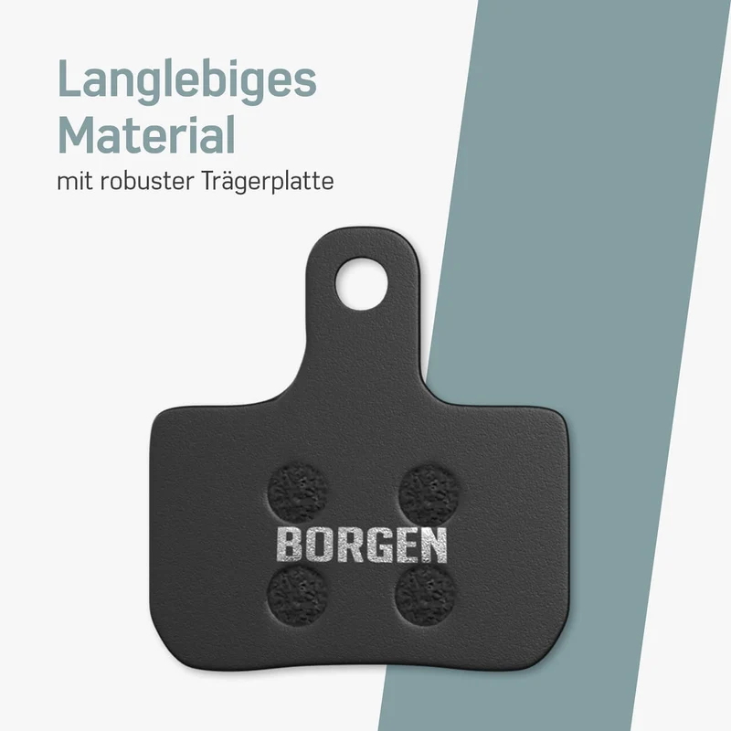 Bremsbeläge (Resin) für SRAM Elixir, XX, DB, Level T, Level TL, Level TLM B1, Ultimate B1 – für Fahrrad Scheibenbremsen | BORGEN