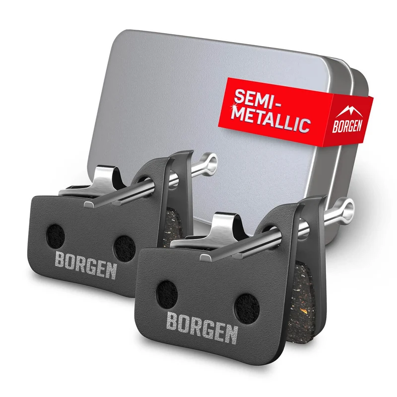 Bremsbeläge (Resin) für SRAM Red 22 HRD B1, eTap AXS, eTap HRD, Level Ultimate, TLM (2016-2019) – für Fahrrad Scheibenbremsen | BORGEN