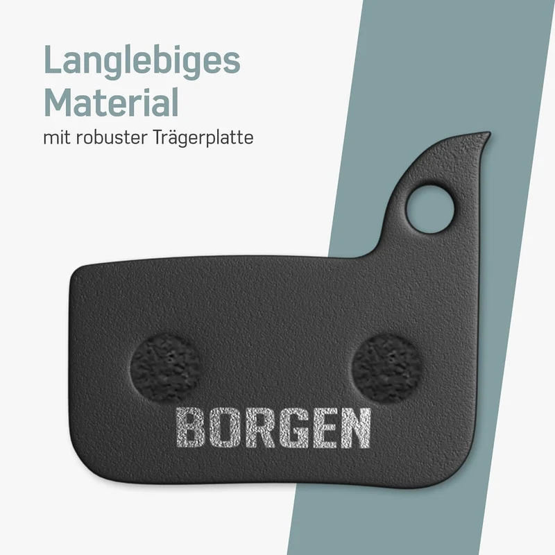 Bremsbeläge (Resin) für SRAM Red 22 HRD B1, eTap AXS, eTap HRD, Level Ultimate, TLM (2016-2019) – für Fahrrad Scheibenbremsen | BORGEN
