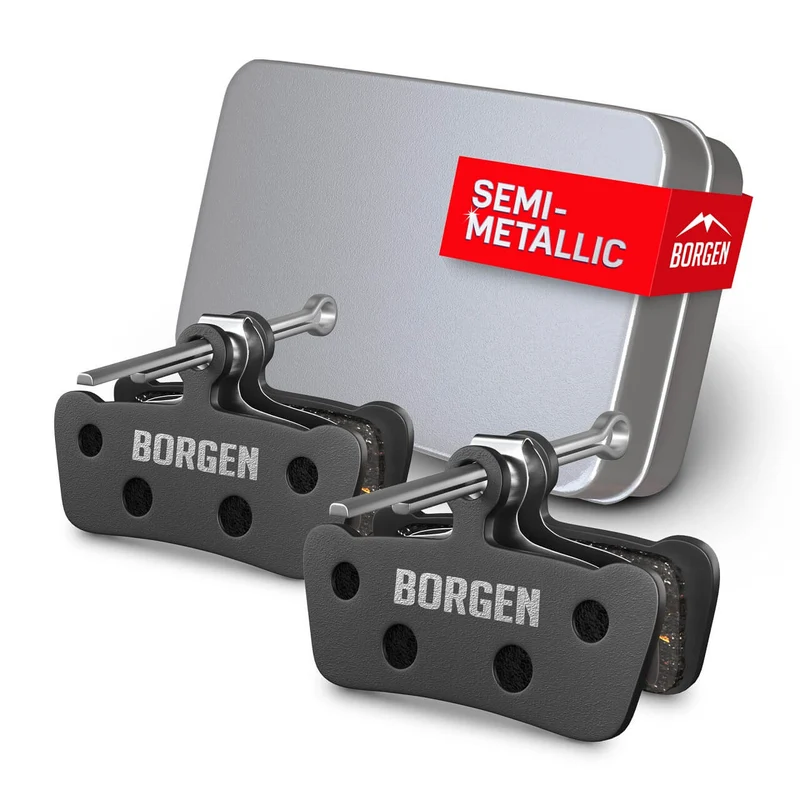 Bremsbeläge (Resin) für SRAM Elixir 7 Trail, Elixir 9, Guide Ultimate, RSC – für Fahrrad Scheibenbremsen | BORGEN