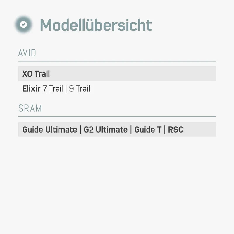 Bremsbeläge (Resin) für SRAM Elixir 7 Trail, Elixir 9, Guide Ultimate, RSC – für Fahrrad Scheibenbremsen | BORGEN