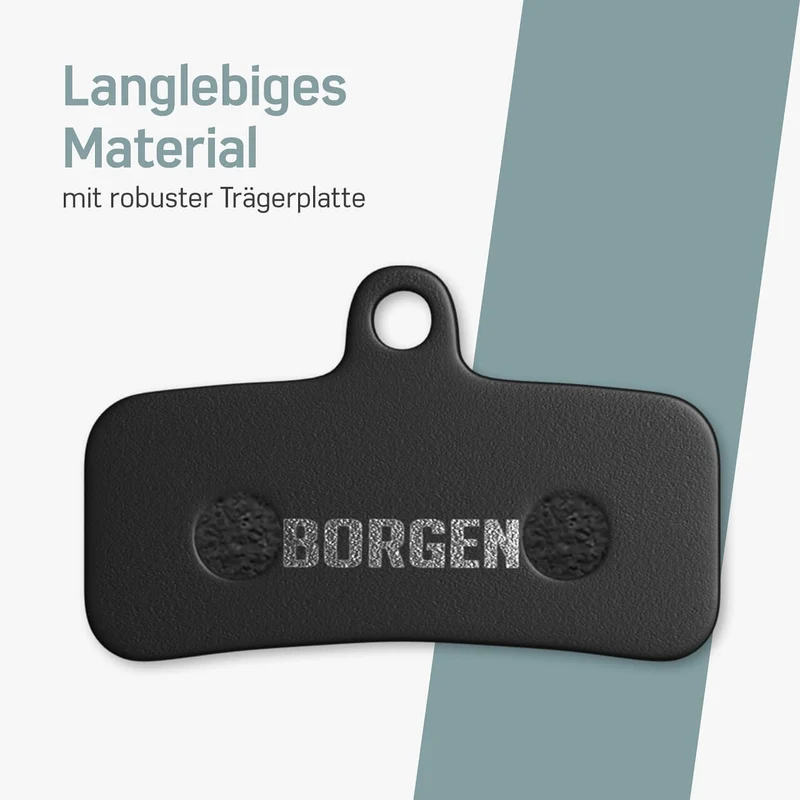 Bremsbeläge (Resin) für Shimano D03S - Saint BR-M810, ZEE, SLX BR-M7120, XT8020 – für Fahrrad Scheibenbremsen | BORGEN