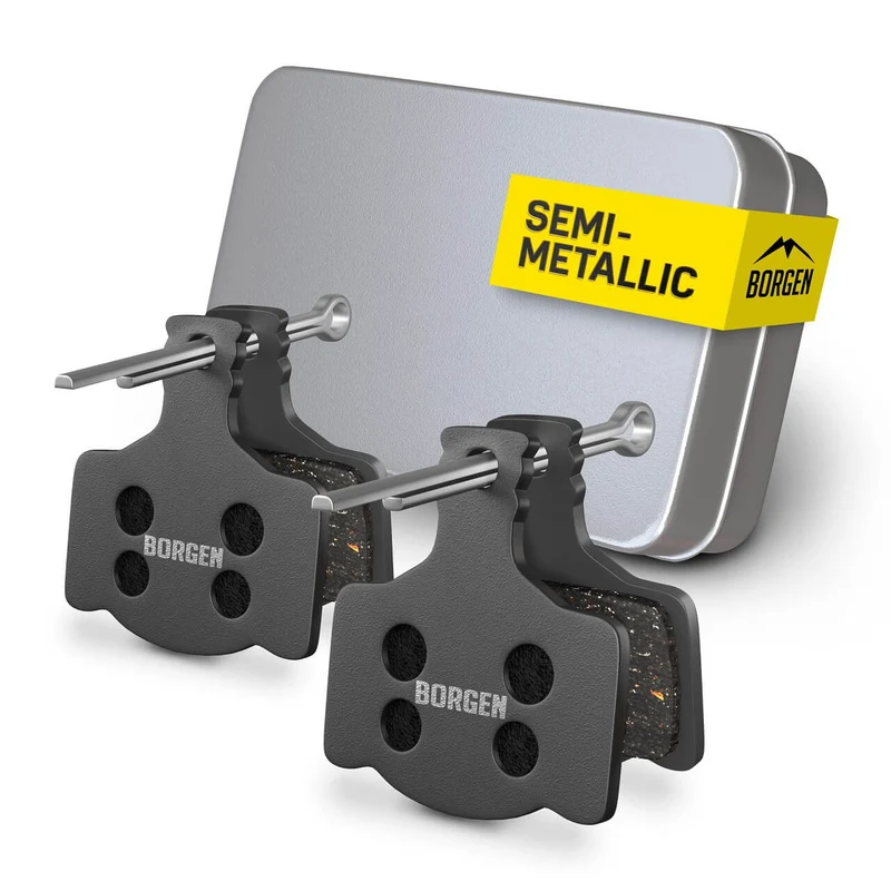 Bremsbeläge (Resin) für Magura MT2, MT4, MT 6, MT8, MT Trail, MT Sport, Typ 7.P – für Fahrrad Scheibenbremsen | BORGEN