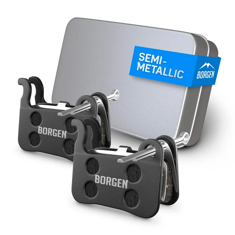 Bremsbeläge (Resin) für Shimano A01S - DEORE LX, XTR bis 2010, Saint, Hone – für Fahrrad Scheibenbremsen | BORGEN