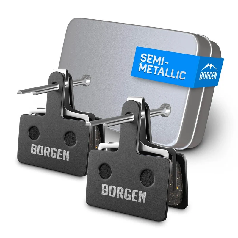 Bremsbeläge (Resin) für Shimano B01s - Altus, Alivio, Acera, Deore, BR-M – für Fahrrad Scheibenbremsen | BORGEN