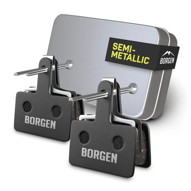 Bremsbeläge (Resin) für Tektro Auriga, Orion, Gemini, Draco / TRP Hylex, Hywire, Spyre – für Fahrrad Scheibenbremsen | BORGEN