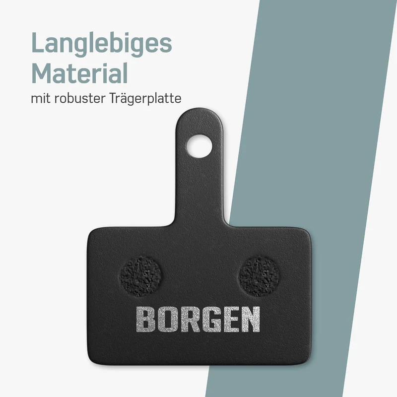 Bremsbeläge (Resin) für Tektro Auriga, Orion, Gemini, Draco / TRP Hylex, Hywire, Spyre – für Fahrrad Scheibenbremsen | BORGEN