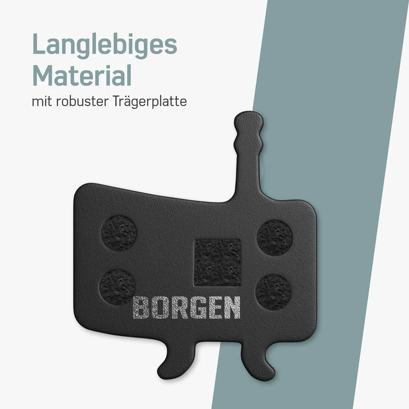 Bremsbeläge (Resin) für AVID Juicy 3/5/7/ BB7/ Carbon & Ultimate – für Fahrrad Scheibenbremsen | BORGEN