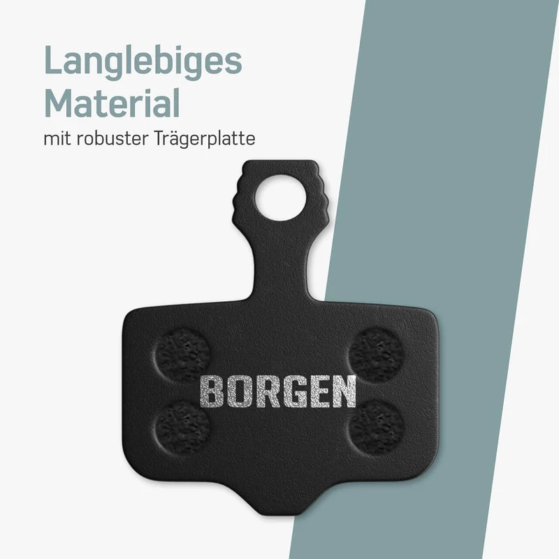 Bremsbelage (Resin) für AVID ELIXIR 1/3/5/7/9 & SRAM XX/X0/ DB 1/3/5 – für Fahrrad Scheibenbremsen