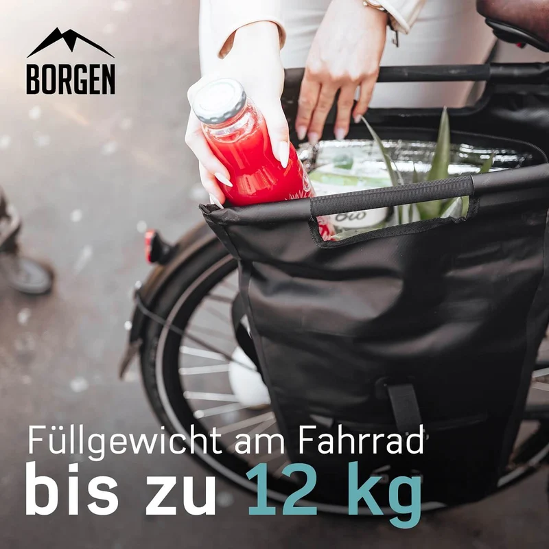 Fahrradtasche E-Bike – Fahrrad Umhängetasche | Mit Kühltasche | Schwarz