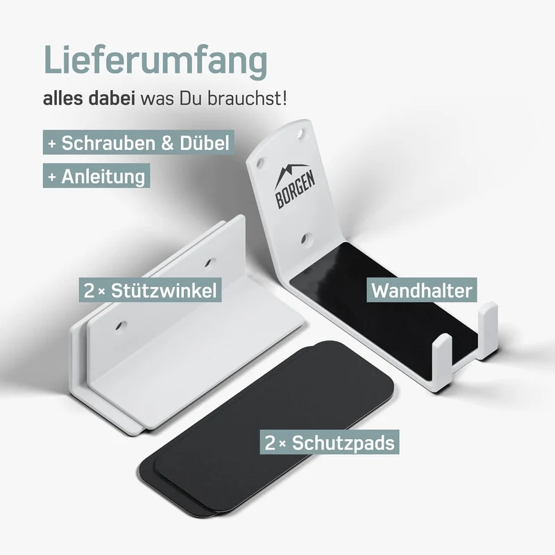 Fahrrad Pedal Wandhalterung – Weiß