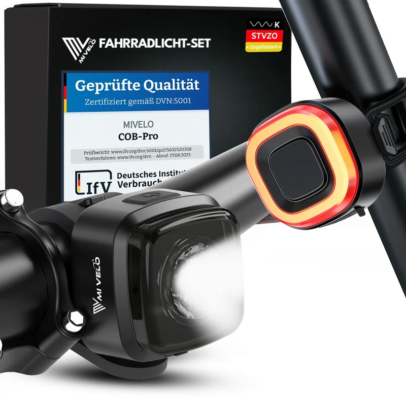 Fahrradlicht LED-Set "COB One"