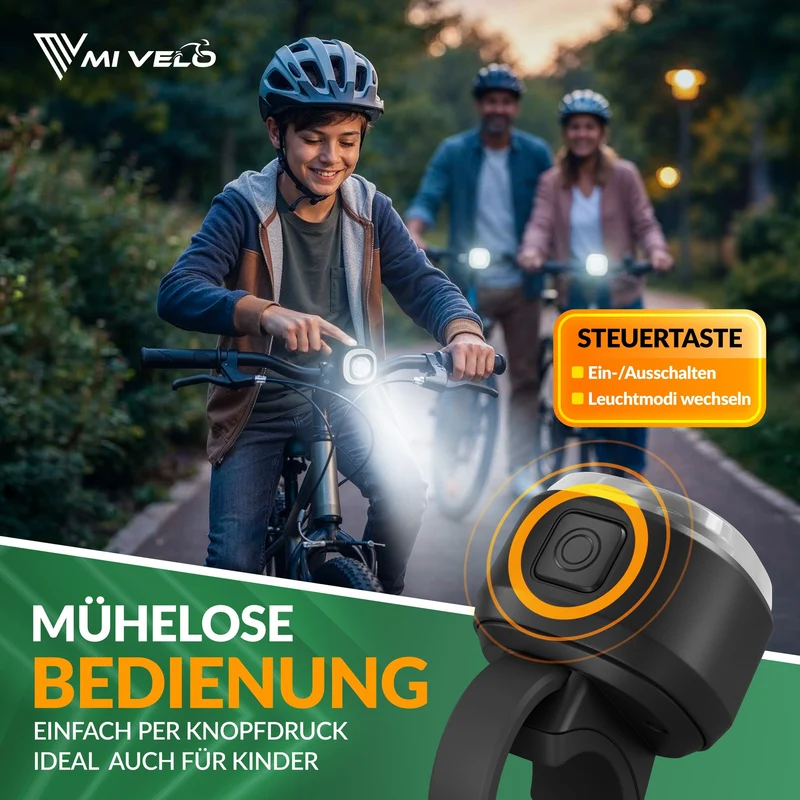 Fahrradlicht LED Set 30Lux "ORBIS One"