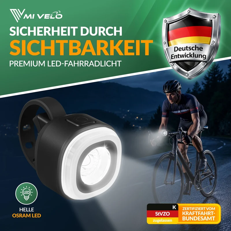 Frontlicht Fahrrad 30Lux "ORBIS Front"