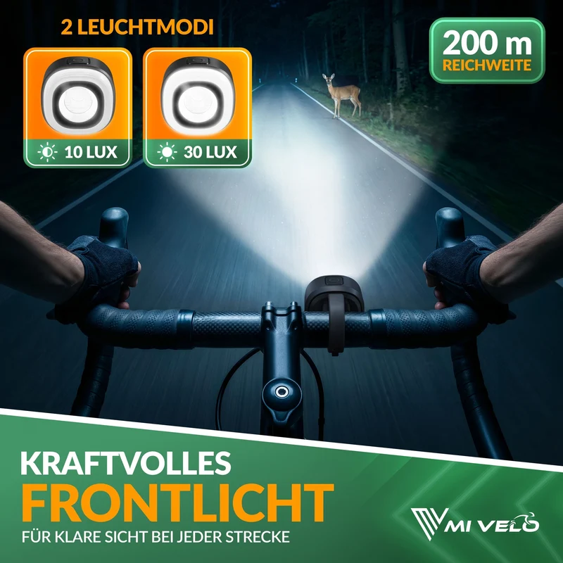 Frontlicht Fahrrad 30Lux "ORBIS Front"
