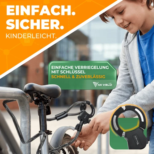E-Scooter Kabelschloss mit Stahlkern
