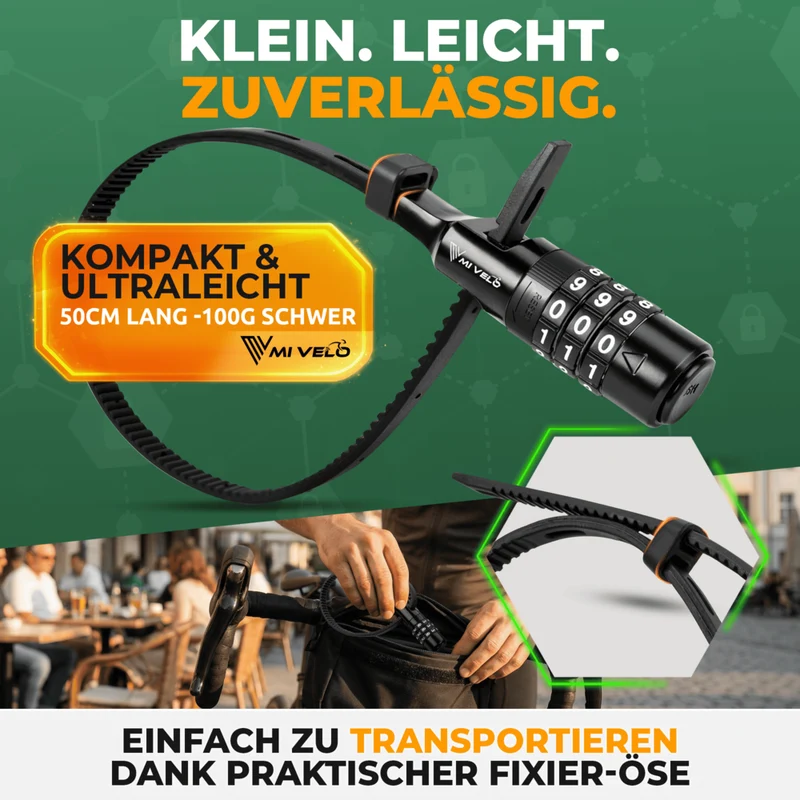 Kabelbinder-Schloss extra leicht "ZIP-LOCK"