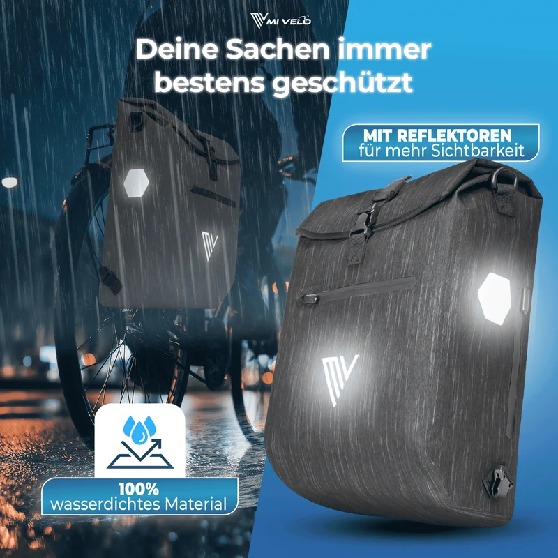 Fahrradtasche mit Rucksackfunktion "LINO"