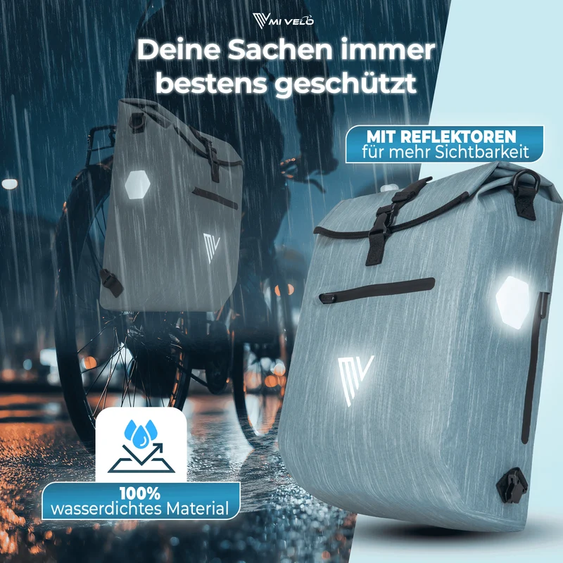 Fahrradtasche mit Rucksackfunktion "LINO"