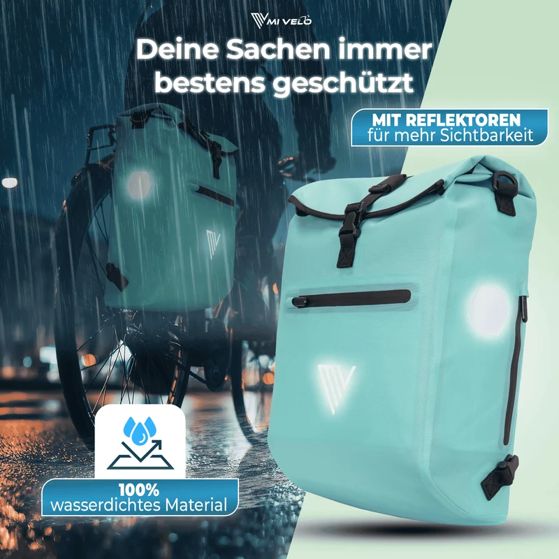 Fahrradtasche mit Rucksackfunktion "LINO"