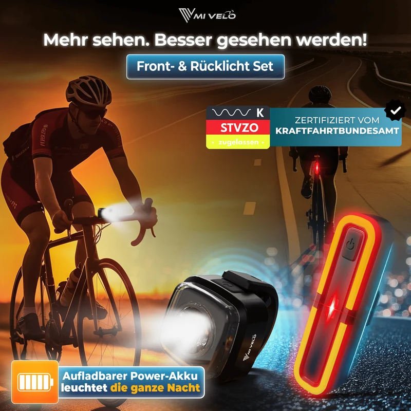 Fahrradbeleuchtung mit COB-Technologie