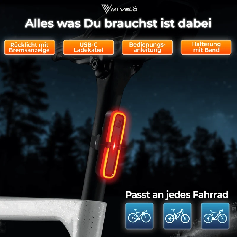 Fahrradbeleuchtung mit COB-Technologie