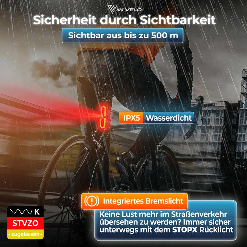 Fahrradbeleuchtung mit COB-Technologie